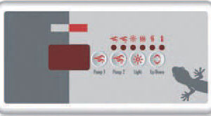Gecko TSC-18 007049Topside Control, 4 button LED Display